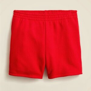 J. Crew Red Fleece Casual Women's Shorts NWT
